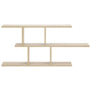 vidaXL Falpolc Sonoma Tölgy 100 x 17 x 45,5 cm Szerelt Fa