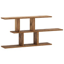 vidaXL Falpolc Antik Fa 100 x 17 x 45,5 cm Szerelt Fa