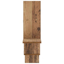 vidaXL Falpolc Antik Fa 87 x 17 x 75 cm Szerelt Fa