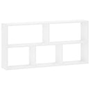 vidaXL Falpolc Fehér 102 x 17 x 50 cm Szerelt Fa