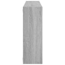 vidaXL Falpolc Szürke Sonoma 102 x 17 x 50 cm Szerelt Fa