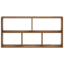 vidaXL Falpolc Antik Fa 102 x 17 x 50 cm Szerelt Fa