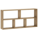 vidaXL Falpolc Kézműves Tölgy 102 x 17 x 50 cm Szerelt Fa