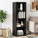 vidaXL Magasfiú Fekete Tölgy 40 x 41 x 124 cm Szerelt Fa