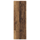 vidaXL Magasfiú Antik Fa 45 x 41 x 124 cm Szerelt Fa