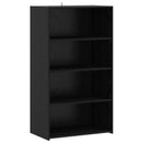 vidaXL Magasfiú Fekete Tölgy 70 x 41 x 124 cm Szerelt Fa
