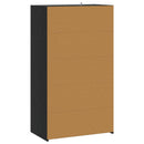 vidaXL Magasfiú Fekete Tölgy 70 x 41 x 124 cm Szerelt Fa