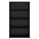 vidaXL Magasfiú Fekete Tölgy 70 x 41 x 124 cm Szerelt Fa