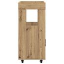 vidaXL Bár kocsi Kézműves Tölgy 60 x 39,5 x 89 cm Szerelt Fa