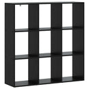 vidaXL Könyvespolc 102 x 29 x 103,5 cm Szerelt Fa Fekete Tölgy