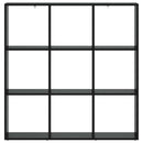 vidaXL Könyvespolc 102 x 29 x 103,5 cm Szerelt Fa Fekete Tölgy