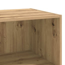 vidaXL Széf Kézműves Tölgy 70 x 41 x 185 cm Szerelt Fa