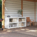 vidaXL Kültéri konyhaszekrény MEPPEL 2 pcs Fehér 212 x 55 x 92 cm