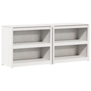vidaXL Kültéri konyhaszekrény MEPPEL 2 pcs Fehér 212 x 55 x 92 cm