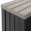 vidaXL Hot Tub lépcső tárolóval 2 lépésben Barna és Szürke PP
