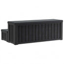 vidaXL Hot Tub lépcső tárolóval 2 lépésben Fekete 93 x 57 x 35 cm PP