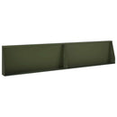 vidaXL Támfal 2 db 100 x 12 x 40 cm Acél Olajzöld