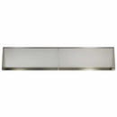 vidaXL Támfal 2 db 100 x 12 x 40 cm Rozsdamentes Acél Ezüst