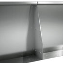 vidaXL Támfal 2 db 100 x 12 x 40 cm Horganyzott Acél Ezüst