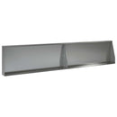 vidaXL Támfal 2 db 100 x 12 x 40 cm Horganyzott Acél Ezüst