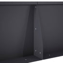 vidaXL Támfal 2 db 50 x 50 x 30 cm Acél Antracitszürke