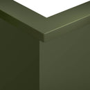 vidaXL Támfal 2 db 50 x 50 x 30 cm Acél Olajzöld