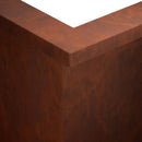 vidaXL Támfal 50 x 50 x 30 cm Időjárásálló Acél Rozsdás