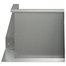 vidaXL Támfal 2 db 50 x 50 x 40 cm Horganyzott Acél Ezüst