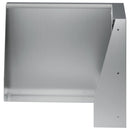 vidaXL Támfal 2 db 50 x 50 x 40 cm Horganyzott Acél Ezüst