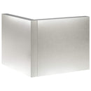 vidaXL Támfal 2 db 50 x 50 x 50 cm Rozsdamentes Acél Ezüst