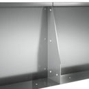 vidaXL Támfal 2 db 50 x 50 x 50 cm Horganyzott Acél Ezüst