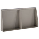 vidaXL Támfal 2 db 40 x 12 x 30 cm Időjárásálló Acél Rozsdás