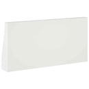 vidaXL Támfal 2 db 40 x 12 x 40 cm Acél Fehér