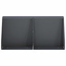 vidaXL Támfal 2 db 40 x 12 x 50 cm Acél Antracitszürke
