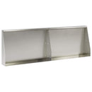 vidaXL Támfal 2 db 60 x 12 x 30 cm Rozsdamentes Acél Ezüst