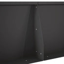 vidaXL Támfal 2 db 60 x 12 x 40 cm Acél Fekete