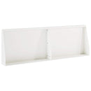 vidaXL Támfal 2 db 60 x 12 x 40 cm Acél Fehér