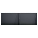 vidaXL Támfal 2 db 60 x 12 x 40 cm Acél Antracitszürke