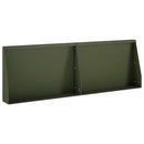 vidaXL Támfal 2 db 60 x 12 x 40 cm Acél Olajzöld
