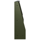 vidaXL Támfal 2 db 60 x 12 x 40 cm Acél Olajzöld