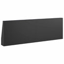 vidaXL Támfal 2 db 60 x 12 x 50 cm Acél Fekete