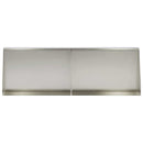 vidaXL Támfal 2 db 60 x 12 x 50 cm Rozsdamentes Acél Ezüst