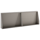 vidaXL Támfal 2 db 60 x 12 x 50 cm Időjárásálló Acél Rozsdás