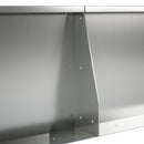 vidaXL Támfal 2 db 80 x 12 x 30 cm Horganyzott Acél Ezüst