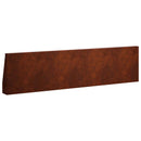 vidaXL Támfal 2 db 80 x 12 x 30 cm Időjárásálló Acél Rozsdás