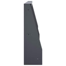 vidaXL Támfal 2 db 80 x 12 x 40 cm Acél Antracitszürke