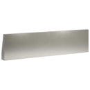 vidaXL Támfal 2 db 80 x 12 x 40 cm Rozsdamentes Acél Ezüst