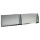 vidaXL Támfal 2 db 80 x 12 x 40 cm Horganyzott Acél Ezüst
