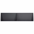 vidaXL Támfal 2 db 80 x 12 x 50 cm Acél Antracitszürke