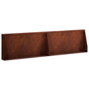 vidaXL Támfal 2 db 80 x 12 x 50 cm Időjárásálló Acél Rozsdás